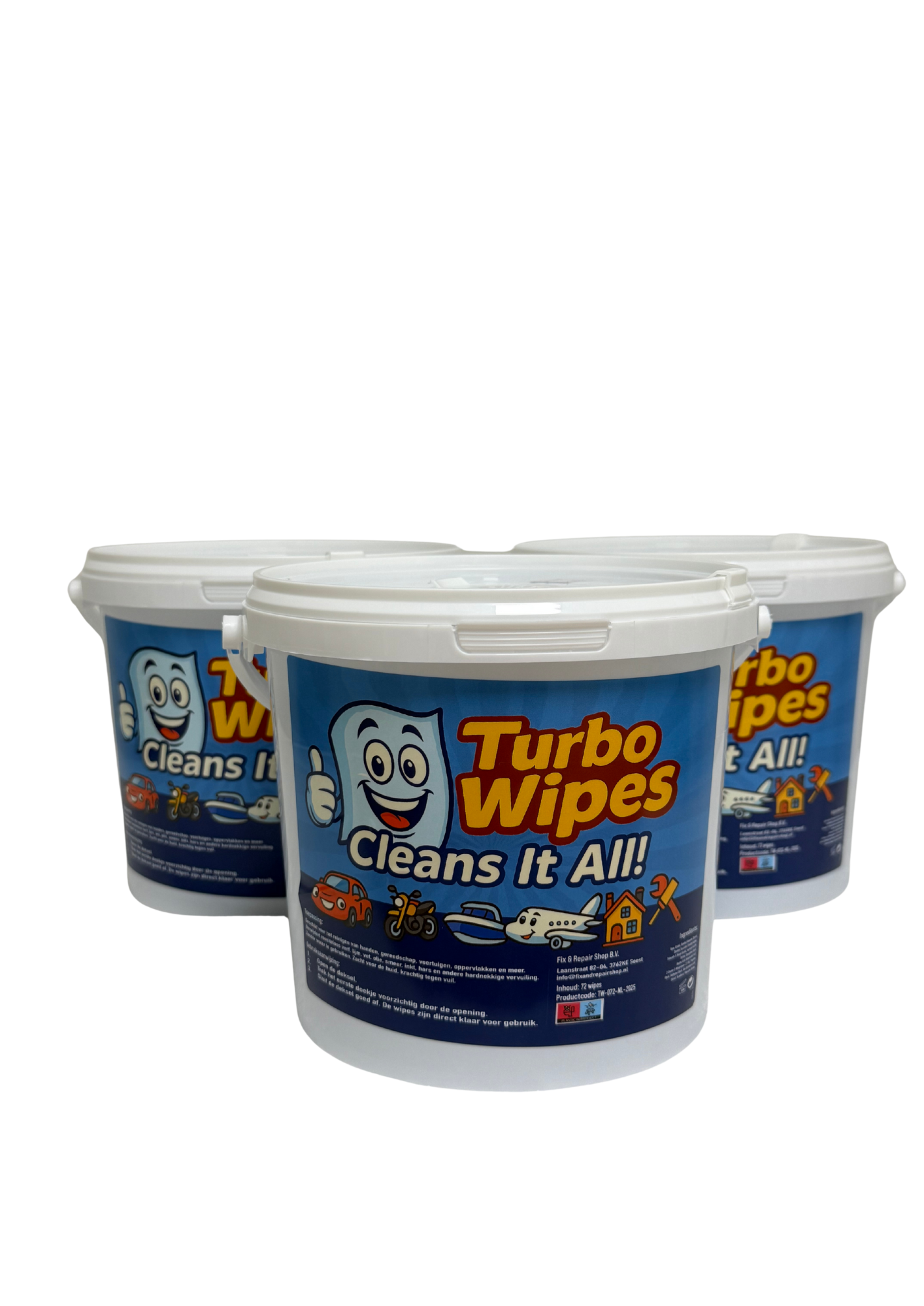 Turbo Wipes – Drievoudige Boost